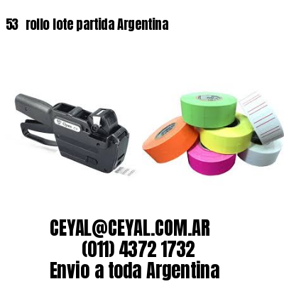 53 	rollo lote partida Argentina
