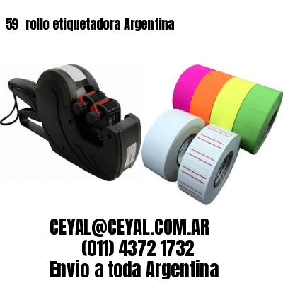 59 	rollo etiquetadora Argentina