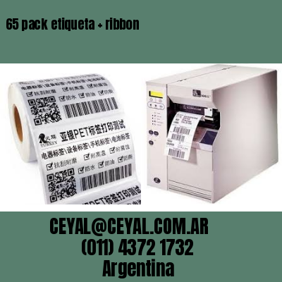 65 pack etiqueta   ribbon