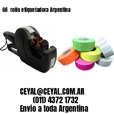 66 	rollo etiquetadora Argentina
