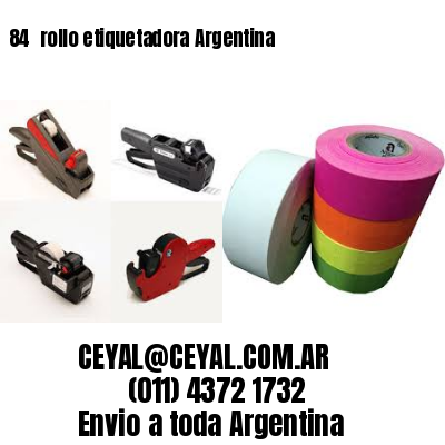 84 	rollo etiquetadora Argentina