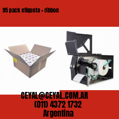 95 pack etiqueta   ribbon