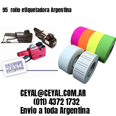 95 	rollo etiquetadora Argentina