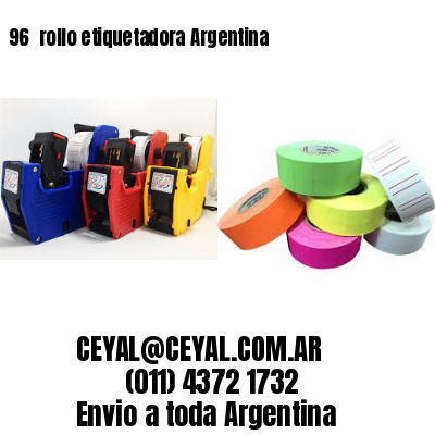 96 	rollo etiquetadora Argentina