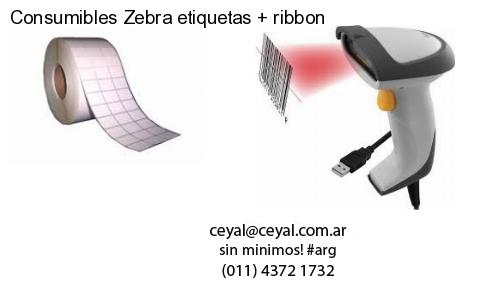 Consumibles Zebra etiquetas   ribbon