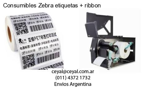 Consumibles Zebra etiquetas   ribbon