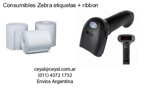Consumibles Zebra etiquetas ribbon