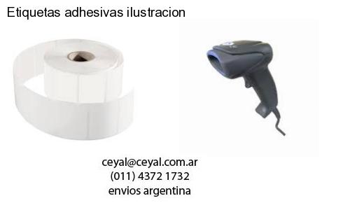 Etiquetas adhesivas ilustracion