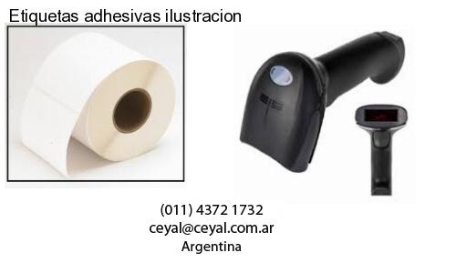 Etiquetas adhesivas ilustracion