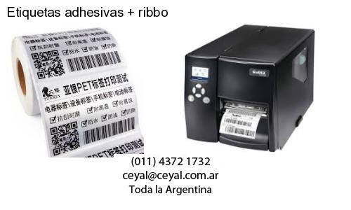 Etiquetas adhesivas   ribbo