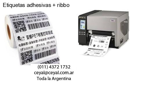 Etiquetas adhesivas   ribbo