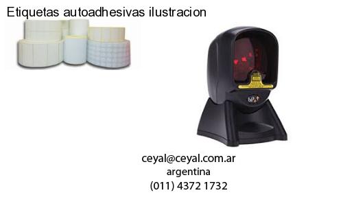 Etiquetas autoadhesivas ilustracion