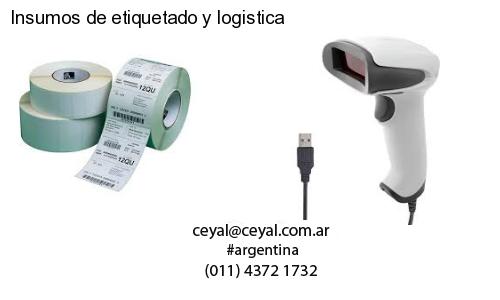 Insumos de etiquetado y logistica