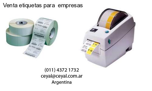 Venta etiquetas para empresas