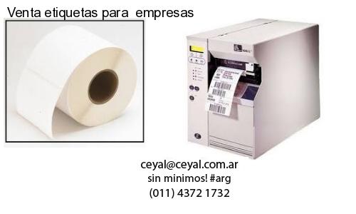 Venta etiquetas para  empresas