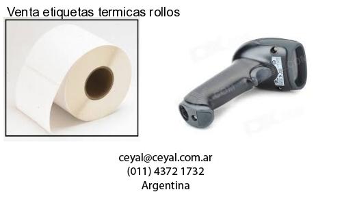 Venta etiquetas termicas rollos