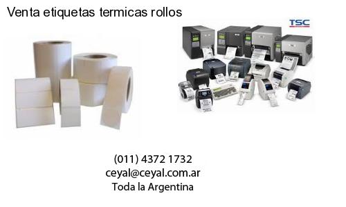 Venta etiquetas termicas rollos