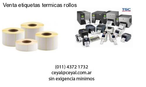 Venta etiquetas termicas rollos