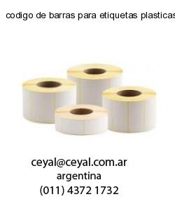 codigo de barras para etiquetas plasticas y brillo