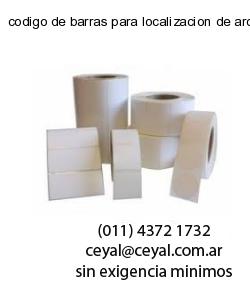codigo de barras para localizacion de archivos