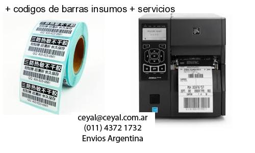   codigos de barras insumos   servicios