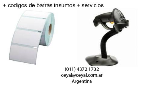 codigos de barras insumos servicios