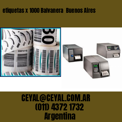 etiquetas x 1000 Balvanera  Buenos Aires