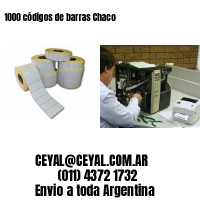 1000 códigos de barras Chaco