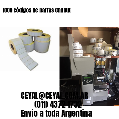 1000 códigos de barras Chubut