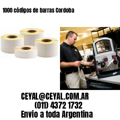 1000 códigos de barras Cordoba