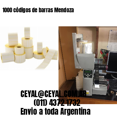 1000 códigos de barras Mendoza