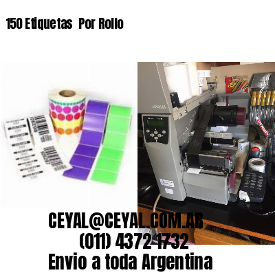 150 Etiquetas  Por Rollo