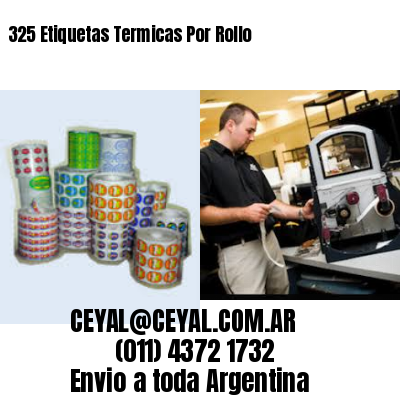 325 Etiquetas Termicas Por Rollo