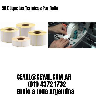 50 Etiquetas Termicas Por Rollo