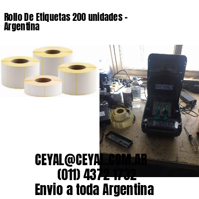 Rollo De Etiquetas 200 unidades – Argentina
