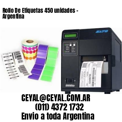 Rollo De Etiquetas 450 unidades – Argentina