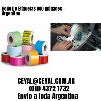 Rollo De Etiquetas 600 unidades – Argentina