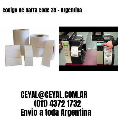 codigo de barra code 39 – Argentina