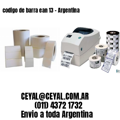 codigo de barra ean 13 – Argentina