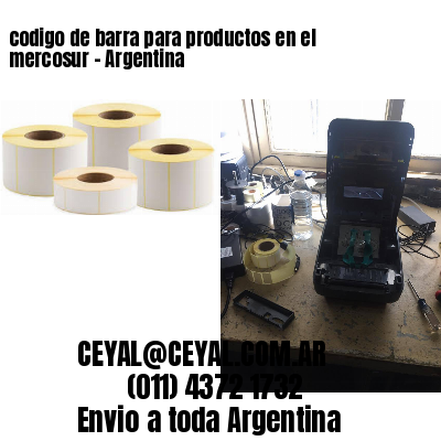 codigo de barra para productos en el mercosur – Argentina