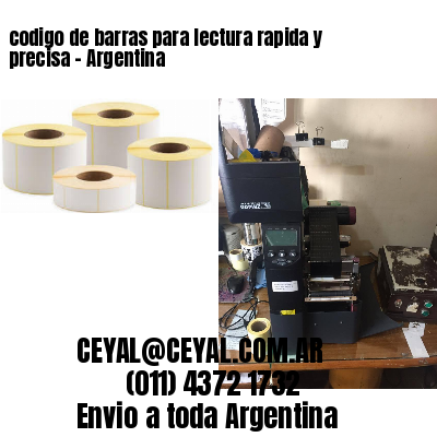 codigo de barras para lectura rapida y precisa – Argentina