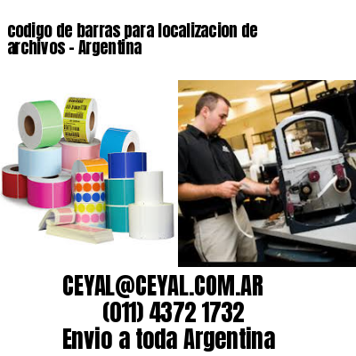 codigo de barras para localizacion de archivos – Argentina
