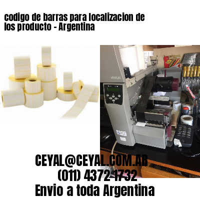 codigo de barras para localizacion de los producto – Argentina
