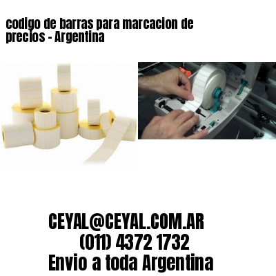codigo de barras para marcacion de precios – Argentina