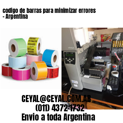 codigo de barras para minimizar errores – Argentina