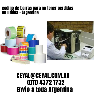 codigo de barras para no tener perdidas en utilida – Argentina