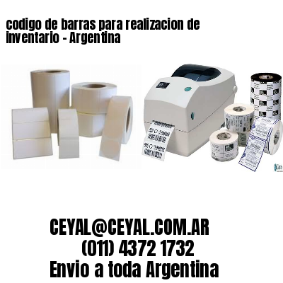 codigo de barras para realizacion de inventario – Argentina