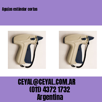 Agujas estándar cortas