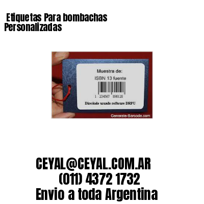Etiquetas Para bombachas  Personalizadas