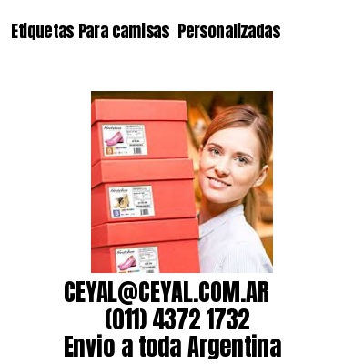 Etiquetas Para camisas  Personalizadas